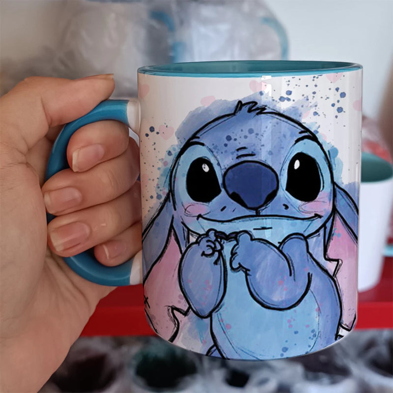 Caneca Stitch Ohana Personalizada com seu nome