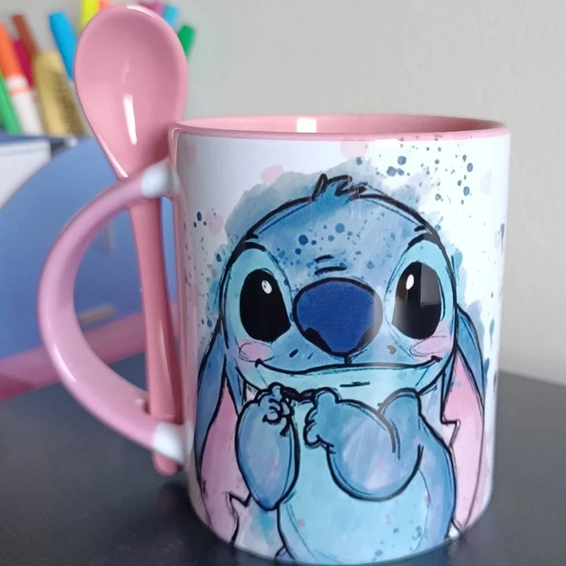 Caneca Stitch Ohana Personalizada com seu nome