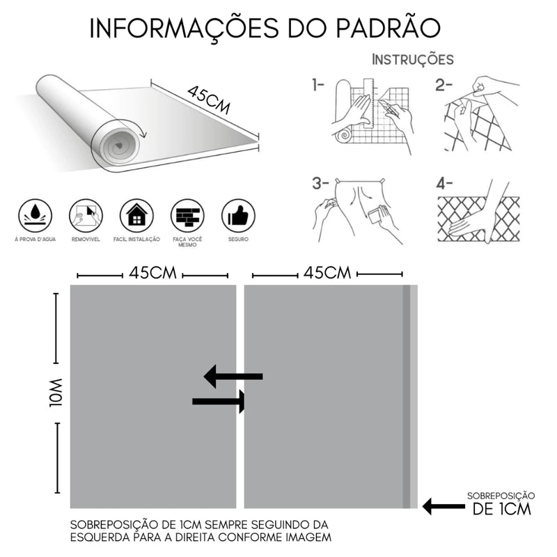 Papel De Parede ripado Adesivo Autocolante