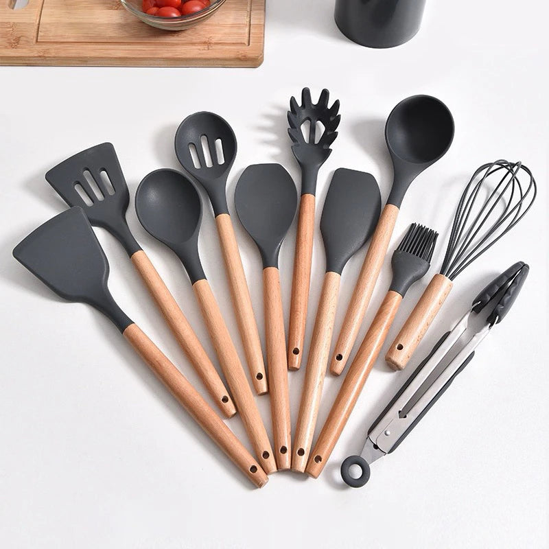 Jogo de cozinha kit com 5pcs-ou 12-peças de silicone