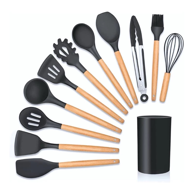 Jogo de cozinha kit com 5pcs-ou 12-peças de silicone