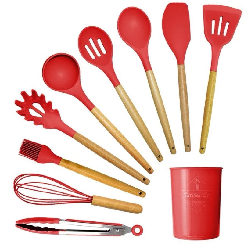 Jogo de cozinha kit com 5pcs-ou 12-peças de silicone